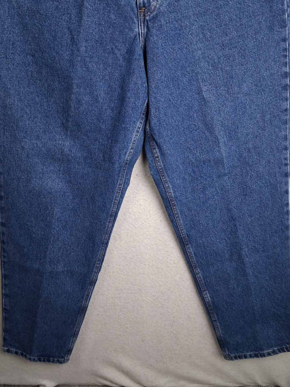 90s Vintage Eddie Bauer Womens 20 NWT Blue Denim Jeans High Rise Loose Fit Mom - Picture 3 of 16